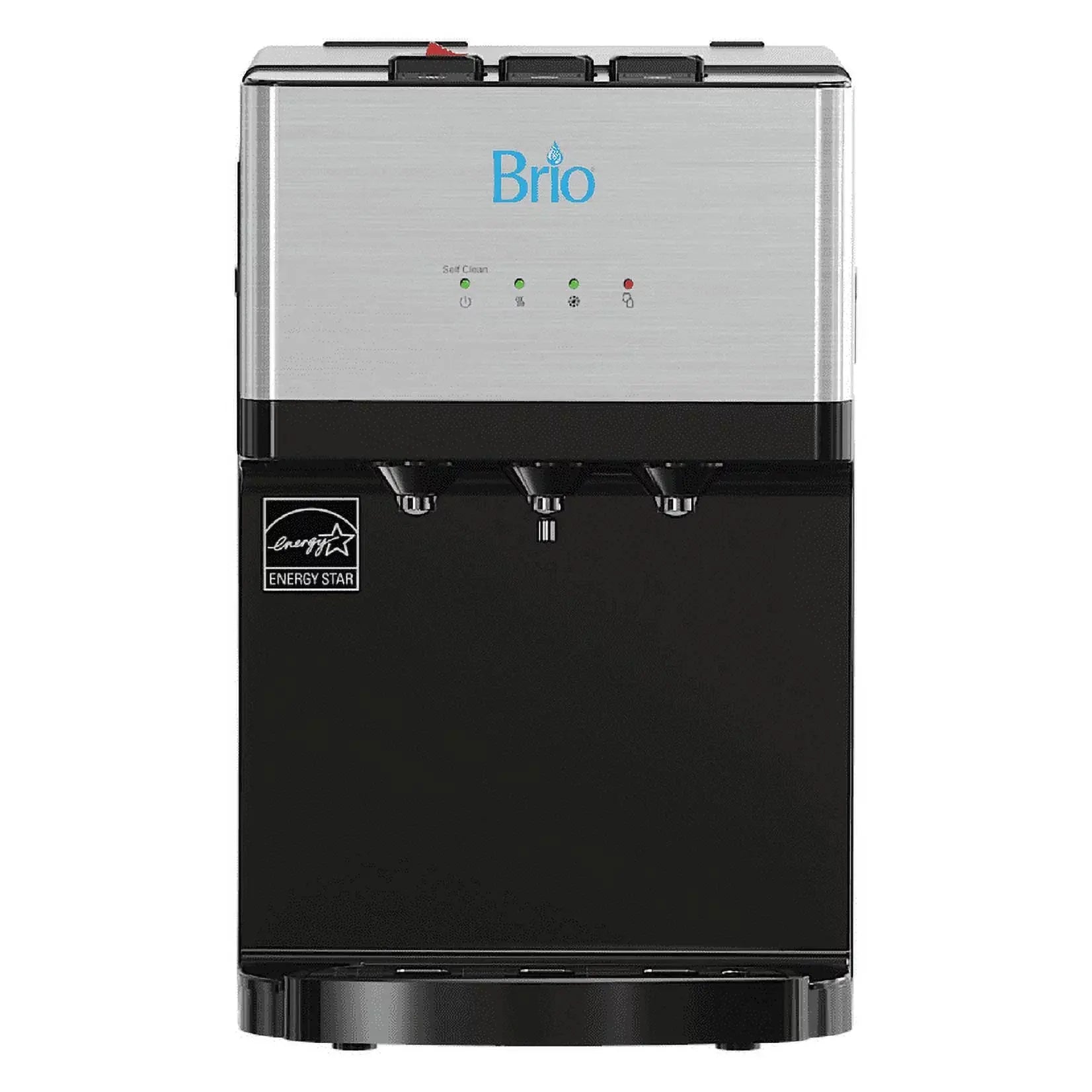 Brio 2-Stage Filtration Countertop Water Cooler Dispenser with Free Replacement Filters Included | Fridge.com