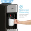 Brio 300 Series Slimline Top-Load Water Dispenser for 3 & 5 Gallon Bottles, Paddle Dispensing, Hot & Cold, LED Indicator Lights, Stainless Steel | Fridge.com