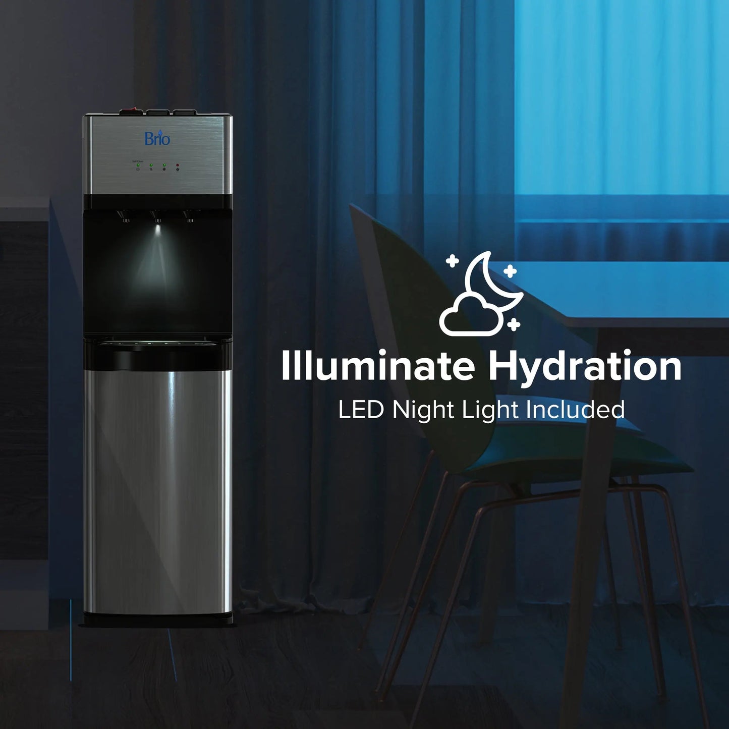 Brio 500 Series Bottle-Less Water Cooler Water Dispenser | Fridge.com