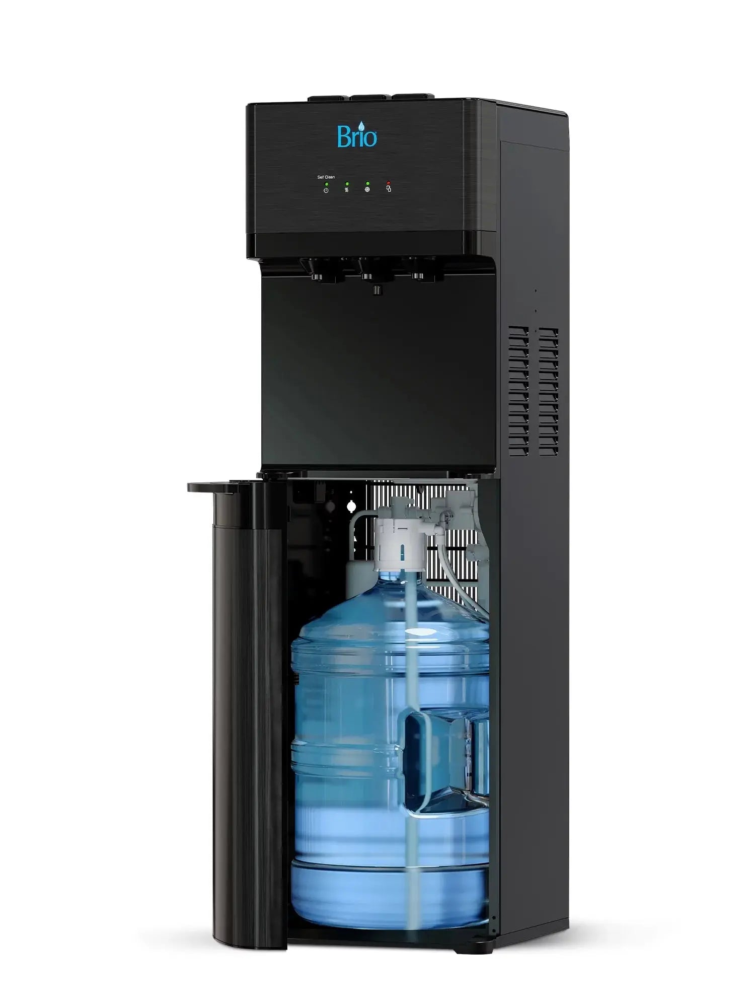 Brio 520 Series Self-Cleaning Bottom Loading No-Line Tri-Temperature 2 Stage Filtration Capacity Water Cooler Dispenser | Fridge.com