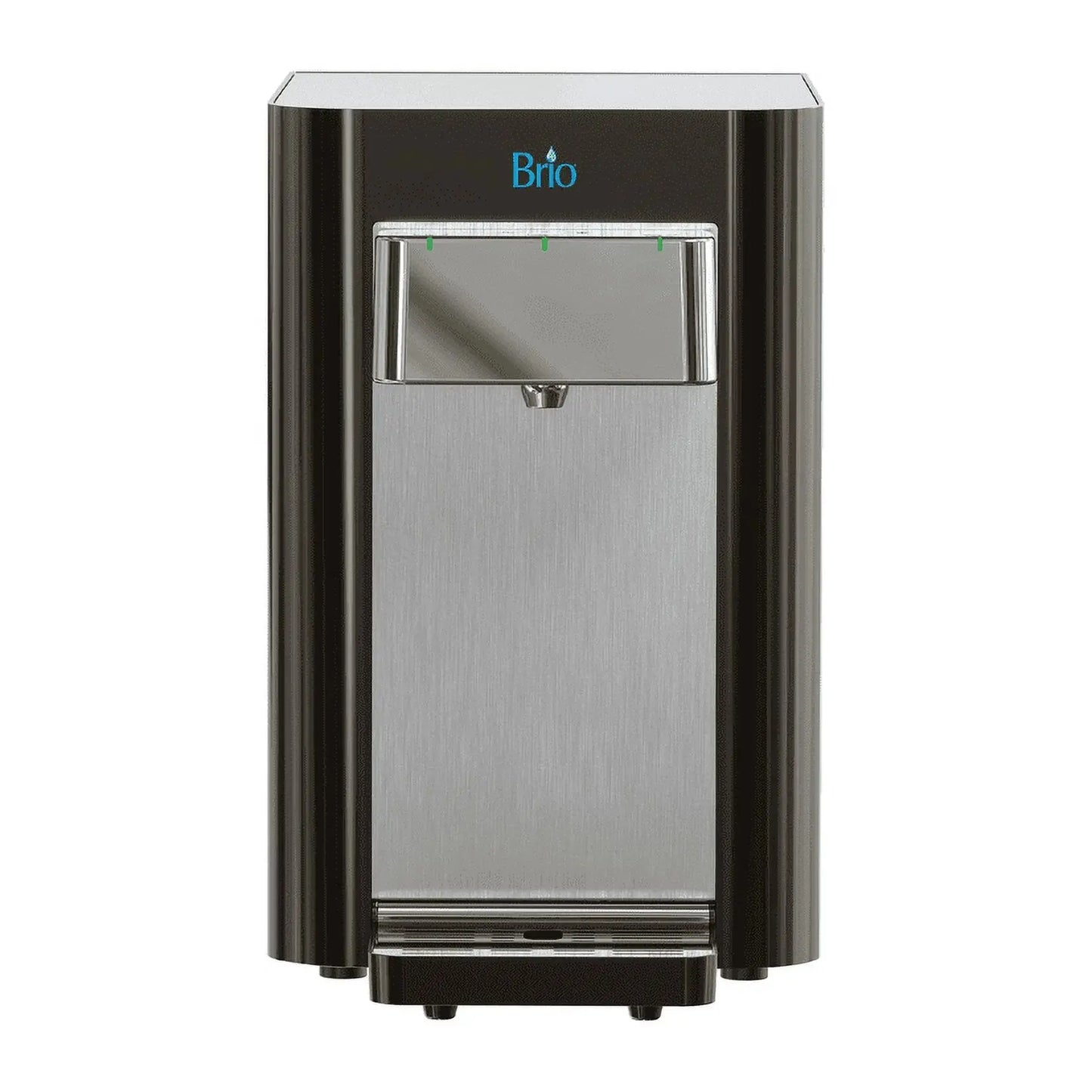 Brio 600 Series 2 Stage Countertop Hot, Room and Cold Water Digital Cooler Dispenser, Height 16.2" | Fridge.com