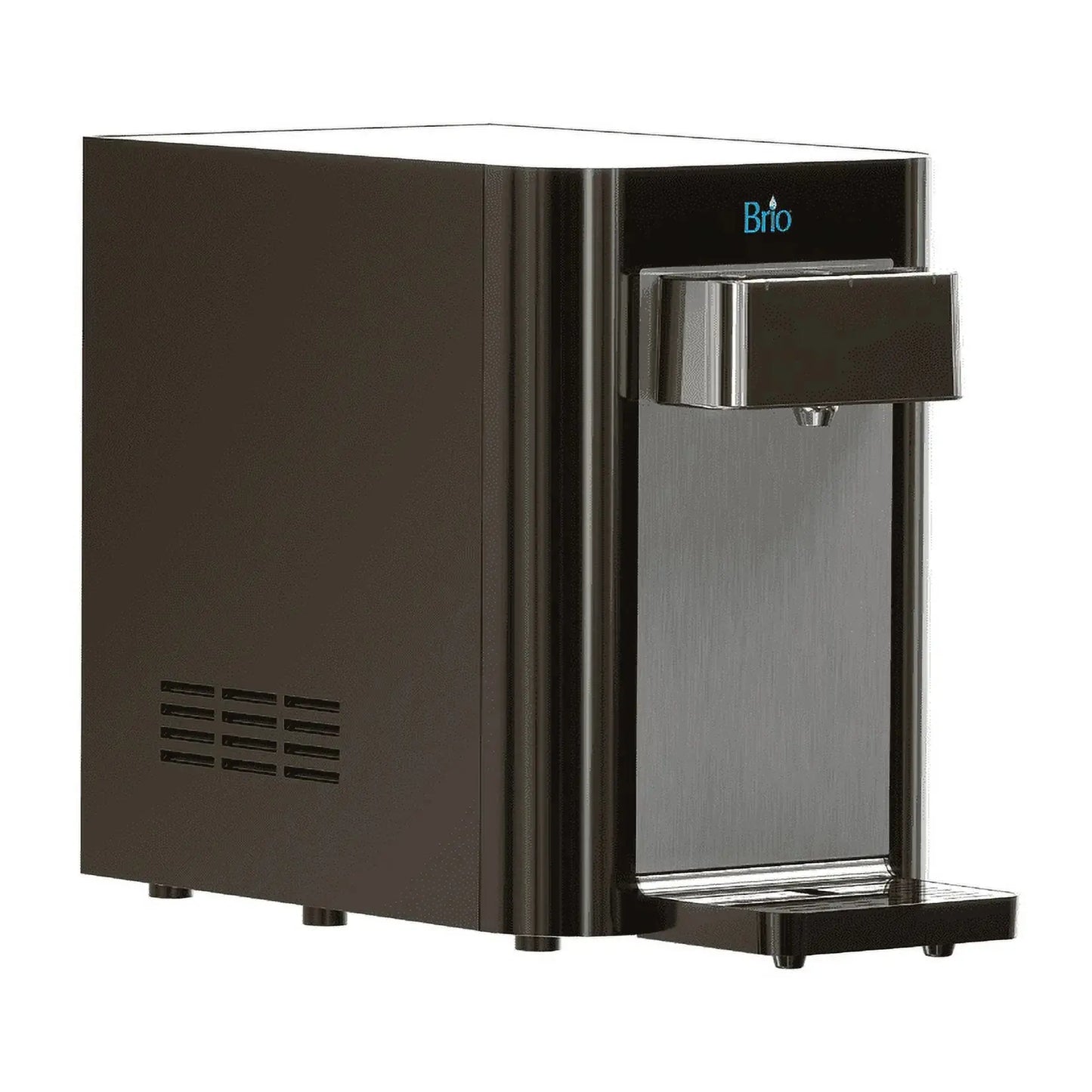 Brio 600 Series 2 Stage Countertop Hot, Room and Cold Water Digital Cooler Dispenser, Height 16.2" | Fridge.com