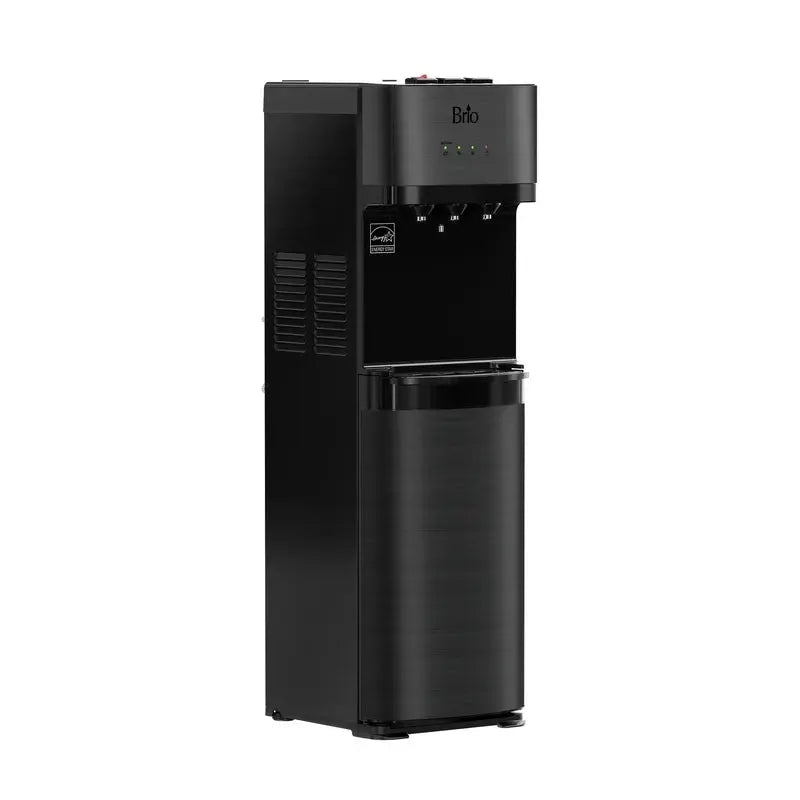 Brio Black Free Standing Bottom Loading Electric Water Dispenser | Fridge.com