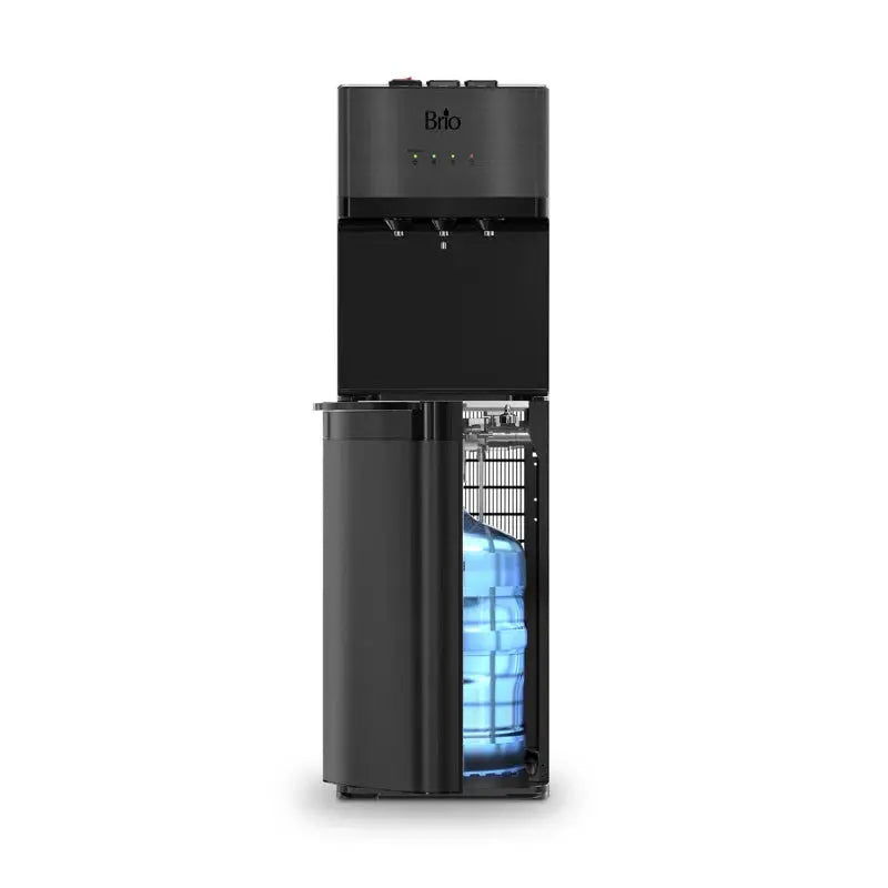 Brio Black Free Standing Bottom Loading Electric Water Dispenser | Fridge.com