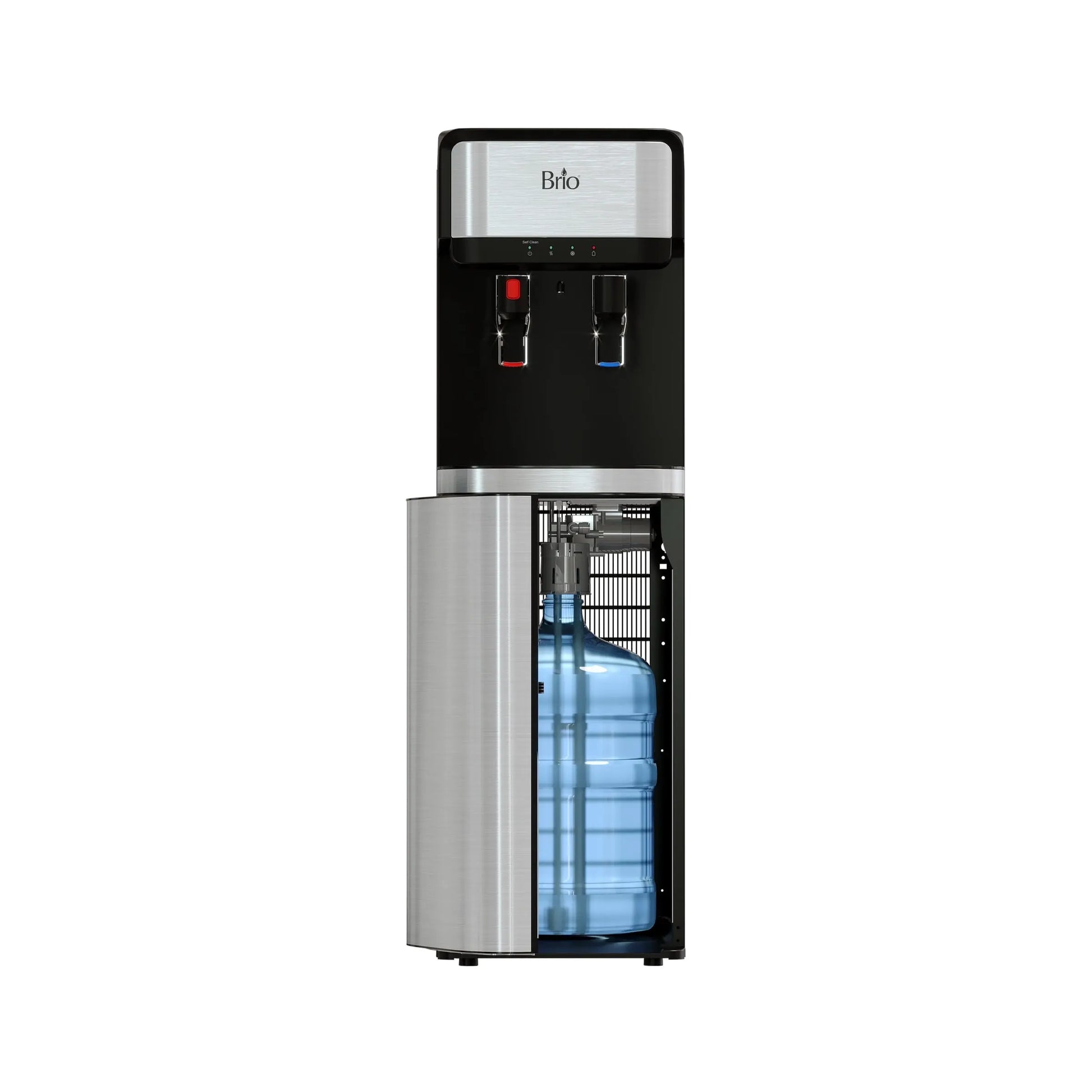 Brio Bottom Load Water Cooler Dispenser for 5 Gallon Bottles – Paddle Dispensing, CLBL320SCP | Fridge.com