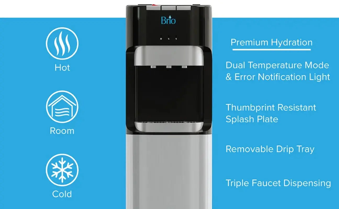 Brio Free Standing Bottom Loading Electric Water Dispenser | Fridge.com