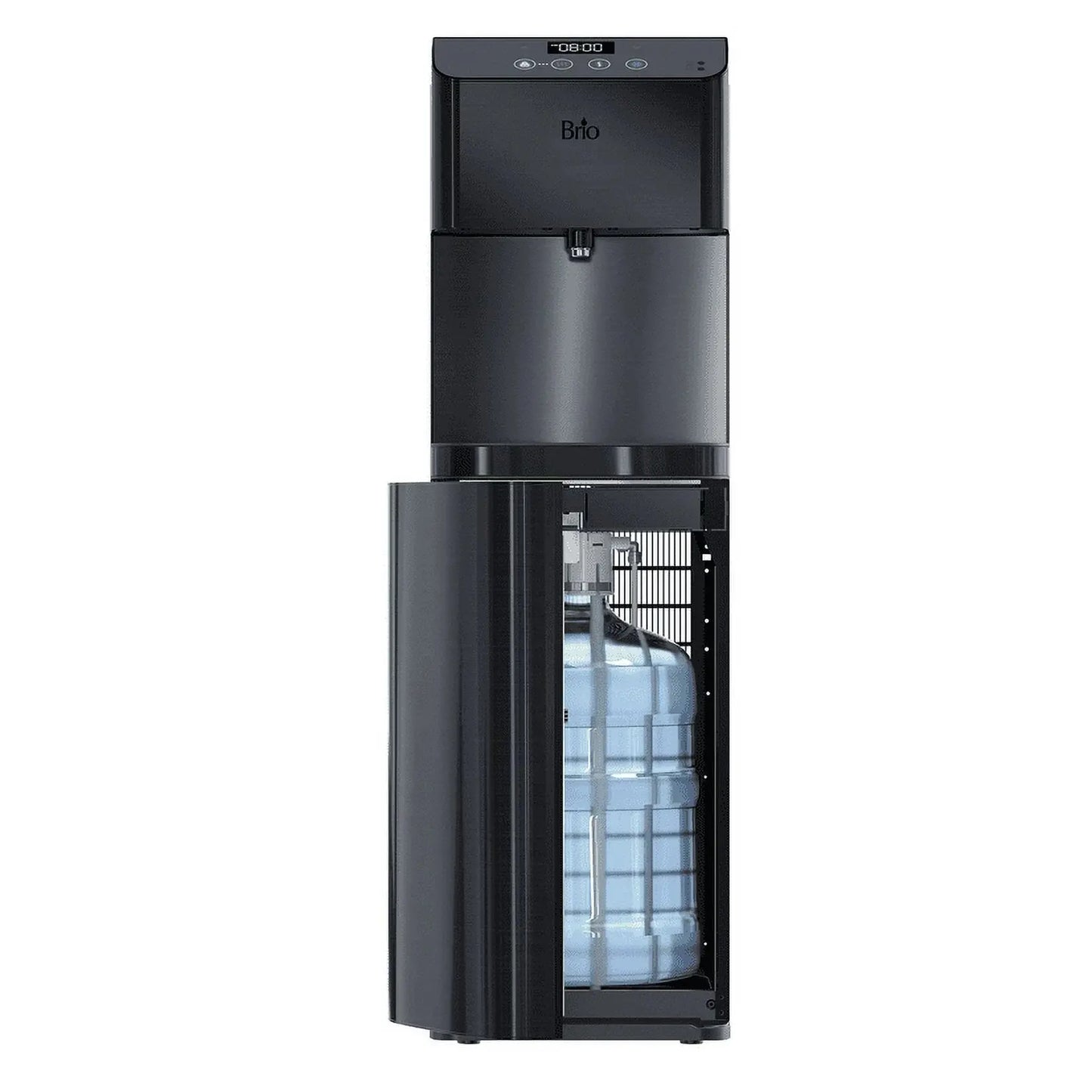 Brio Moderna Touch-Less Bottom Load Water Cooler CLBL720SCXBLK | Fridge.com