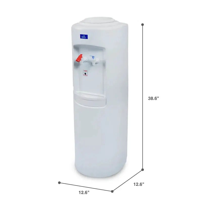 Brio White Free Standing Top Loading Electric Water Dispenser | Fridge.com