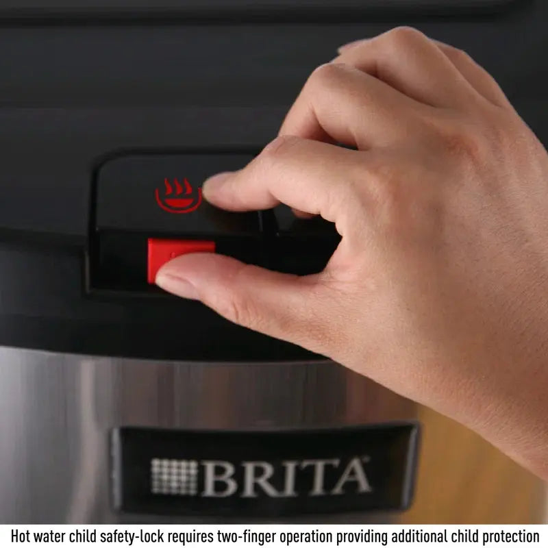 Brita Bottom Loading Electric Water Cooler with Filtration System Hot and Cold Temperature Options | Fridge.com