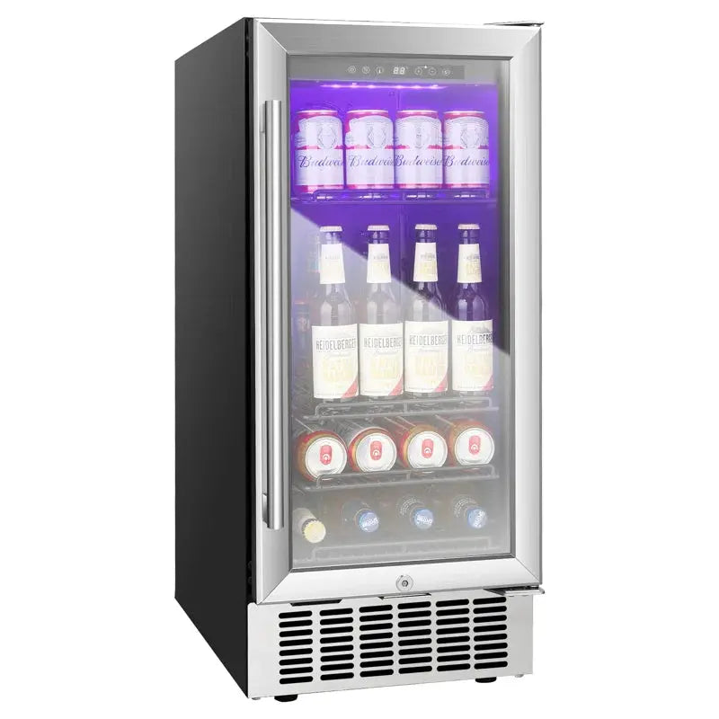 14.96'' W 28 Bottle and 88 Can Single Zone Freestanding/Built-In Beverage Cooler | Fridge.com