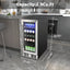 33.8'' H X 14.9'' W X 25.8'' D 56 Cans (12 Oz.) Freestanding/Built-In Beverage Cooler with 17 Bottle Wine Storage | Fridge.com