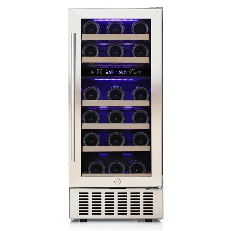 15'' 28 Bottle and 66 Can Freestanding/Built-In Dual Zone Wine Refrigerator & Beverage Cooler | Fridge.com