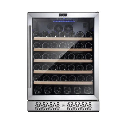 Built-In Refrigeration 23.4'' 52 Bottle Wine Cooler Refrigerator Single Zone Wine Fridge | Fridge.com