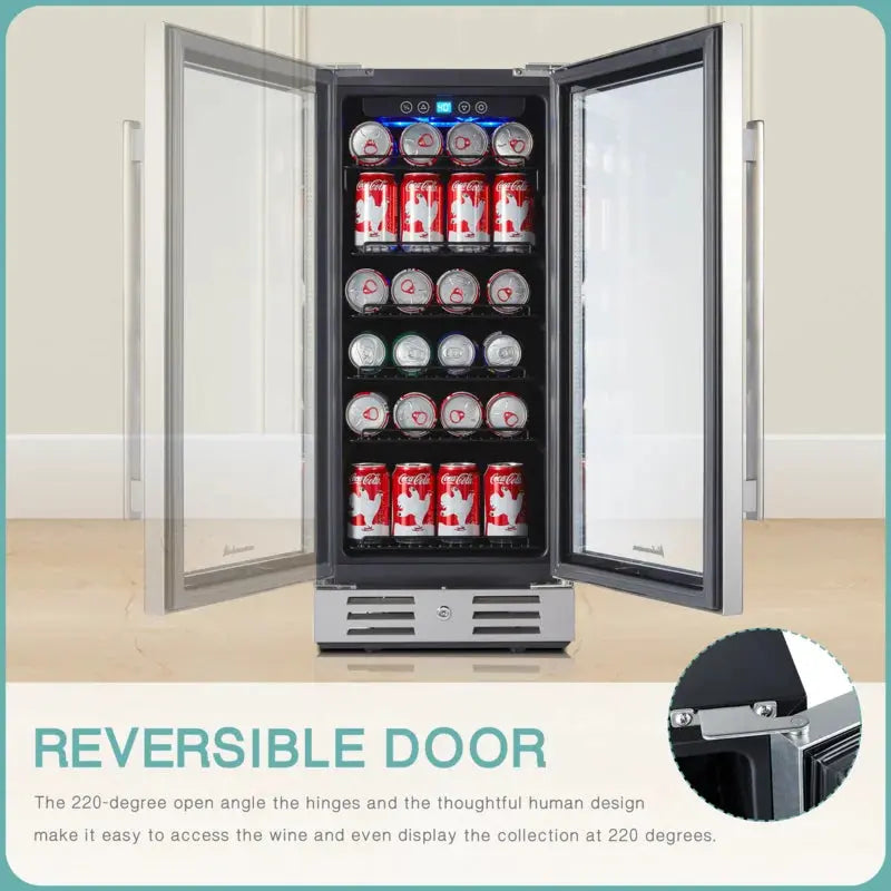 Built-In Refrigeration 96 Can 15" Convertible Beverage Refrigerator | Fridge.com