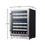 Equator Dual Zone 52-Bottle Free Standing/Built-In Wine Cooler Stainless 110V | Fridge.com