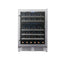 Equator Dual Zone 52-Bottle Free Standing/Built-In Wine Cooler Stainless 110V | Fridge.com