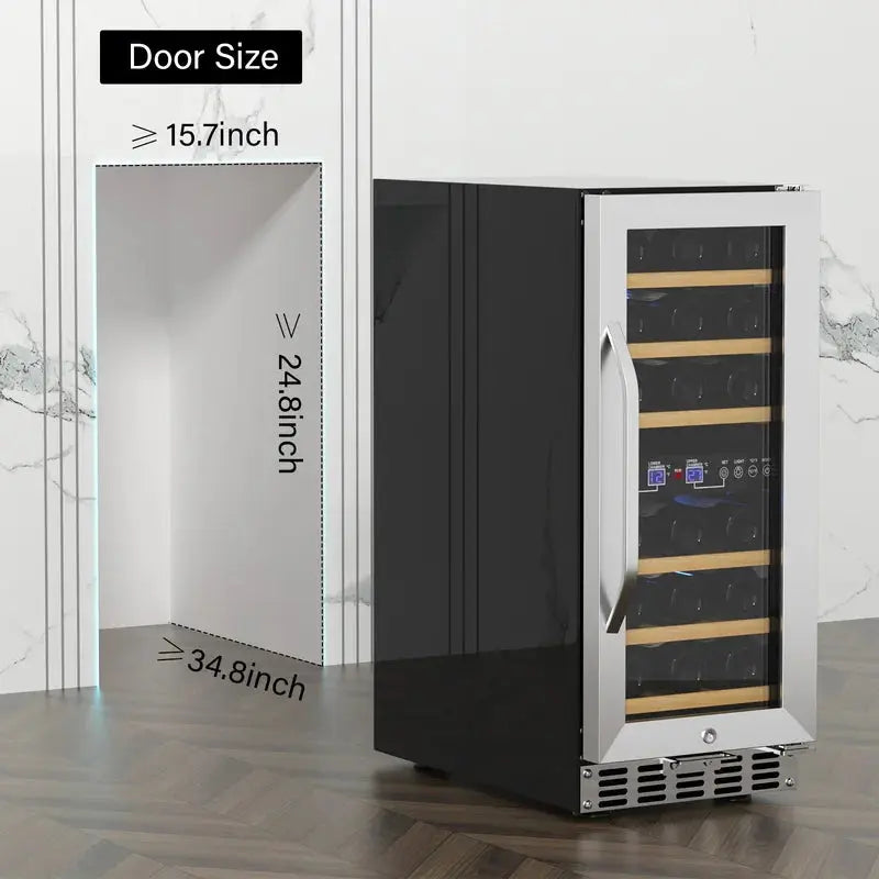 Built-In Wine Refrigerator 70 Oz. Freestanding Beverage Refrigerator with Wine Storage | Fridge.com