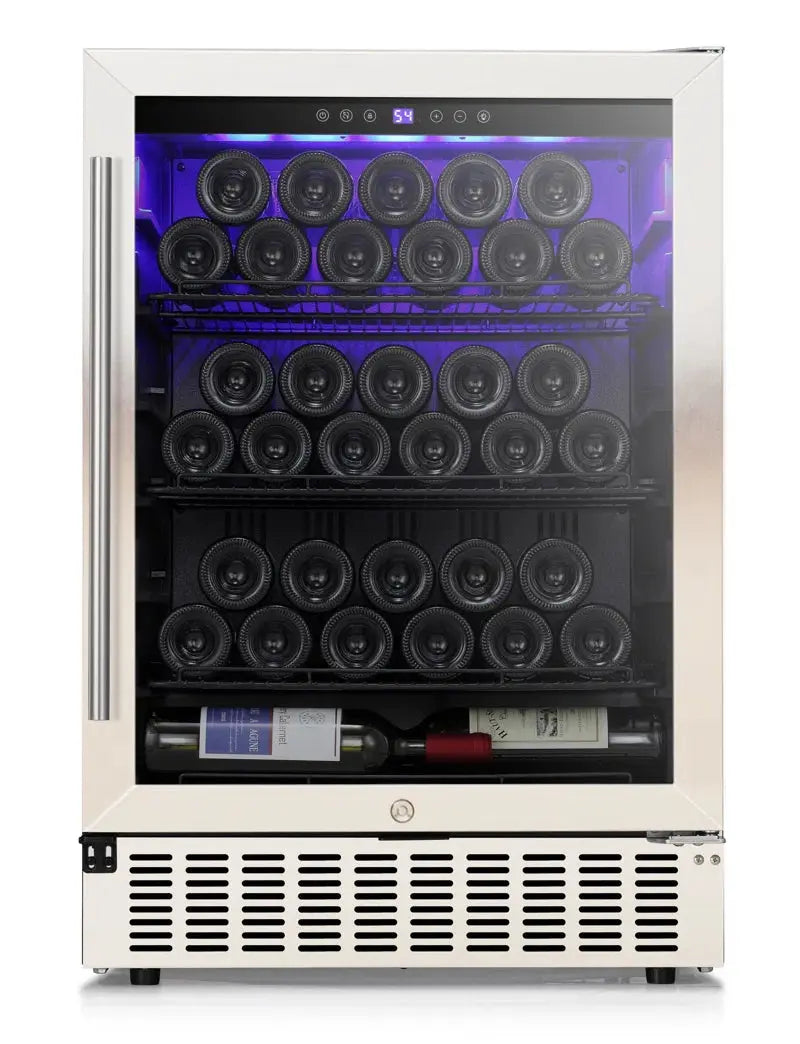 23.5'' W 46 Bottle and 156 Cans Single Zone Freestanding/Built-In Wine Refrigerator | Fridge.com