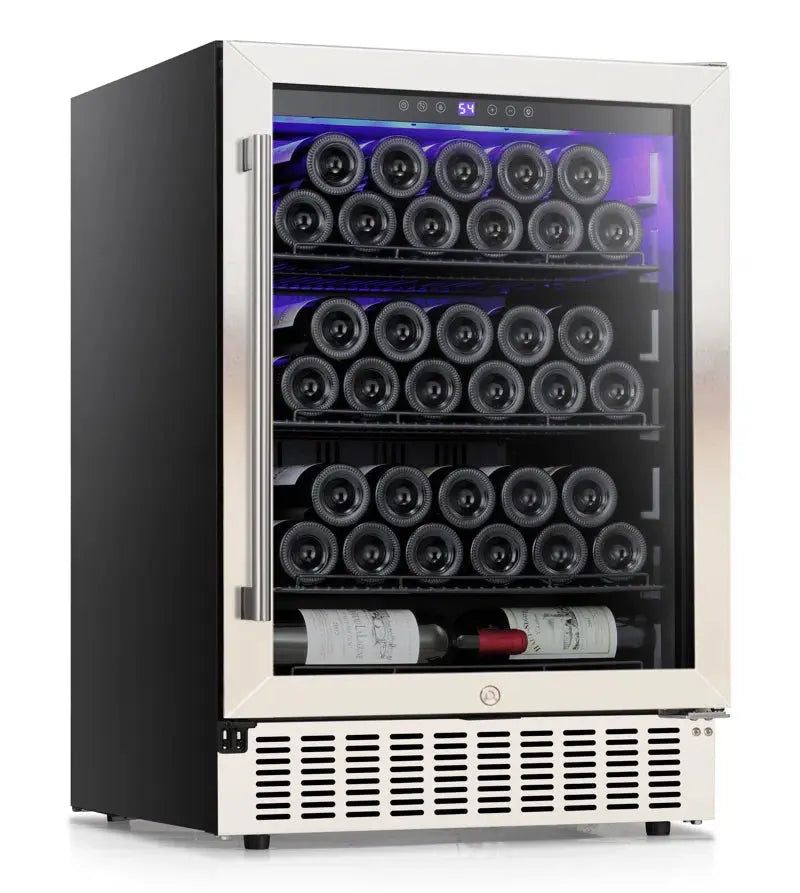 23.5'' W 46 Bottle and 156 Cans Single Zone Freestanding/Built-In Wine Refrigerator | Fridge.com