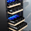 29 Bottle Stainless Steel Dual Zone Freestanding/Built-In Wine Refrigerator | Fridge.com