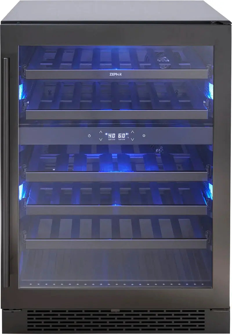 Presrv 24'' 45 Bottle Dual Zone Freestanding/Built-In Wine Refrigerator | Fridge.com