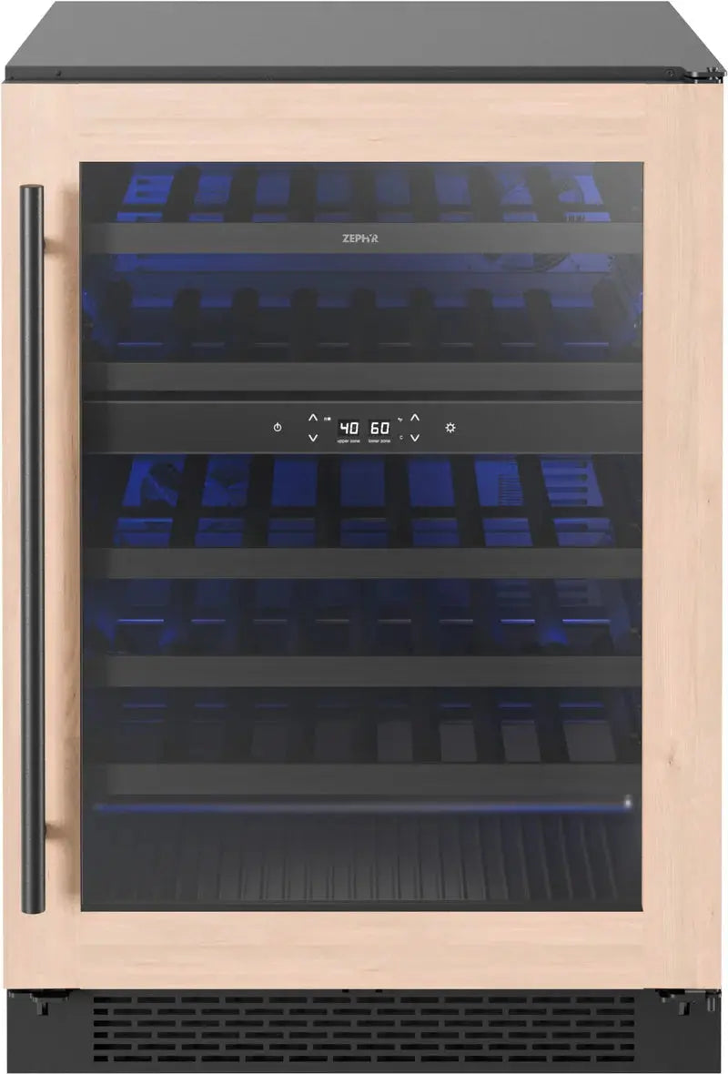 Presrv 24" 45 Bottle Dual Zone Panel-Ready Freestanding/Built-In Wine Refrigerator | Fridge.com