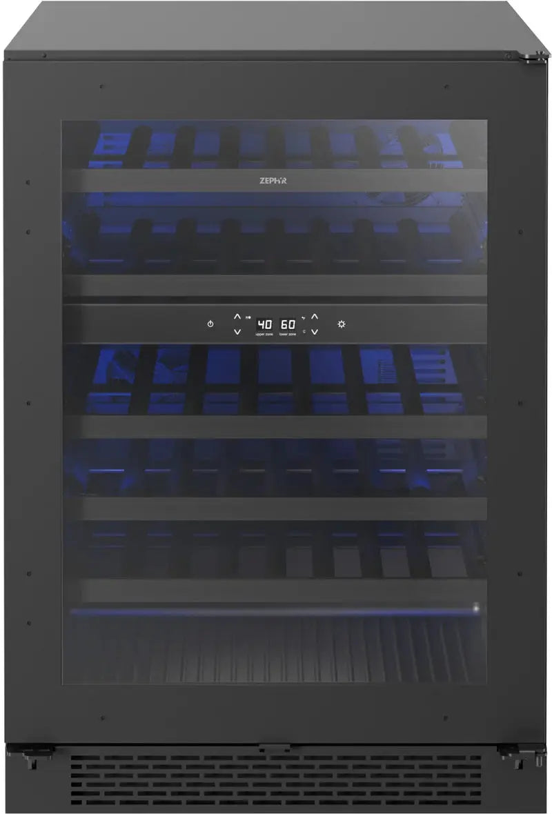 Presrv 24" 45 Bottle Dual Zone Panel-Ready Freestanding/Built-In Wine Refrigerator | Fridge.com