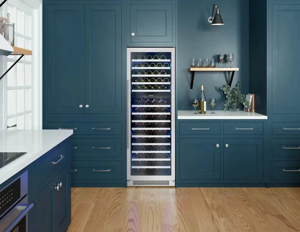 Zephyr Presrv 24'' 138 Bottle Dual Zone Freestanding/Built-In Wine Refrigerator | Fridge.com