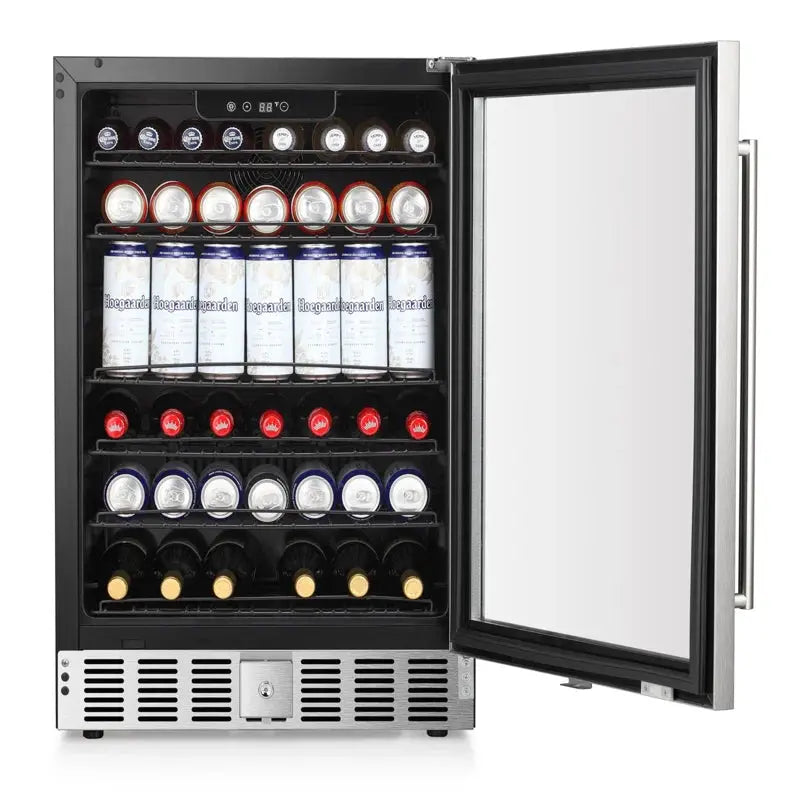 23.43" 21 Bottle and 56 Cans Single Zone Freestanding/Built-In Wine Refrigerator & Beverage Cooler | Fridge.com