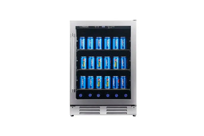 Equator 24In Fs/Builtin SS BEVERAGE REFRIGERATOR 108 Cans+6 Bottle 4.76Cf 110V | Fridge.com