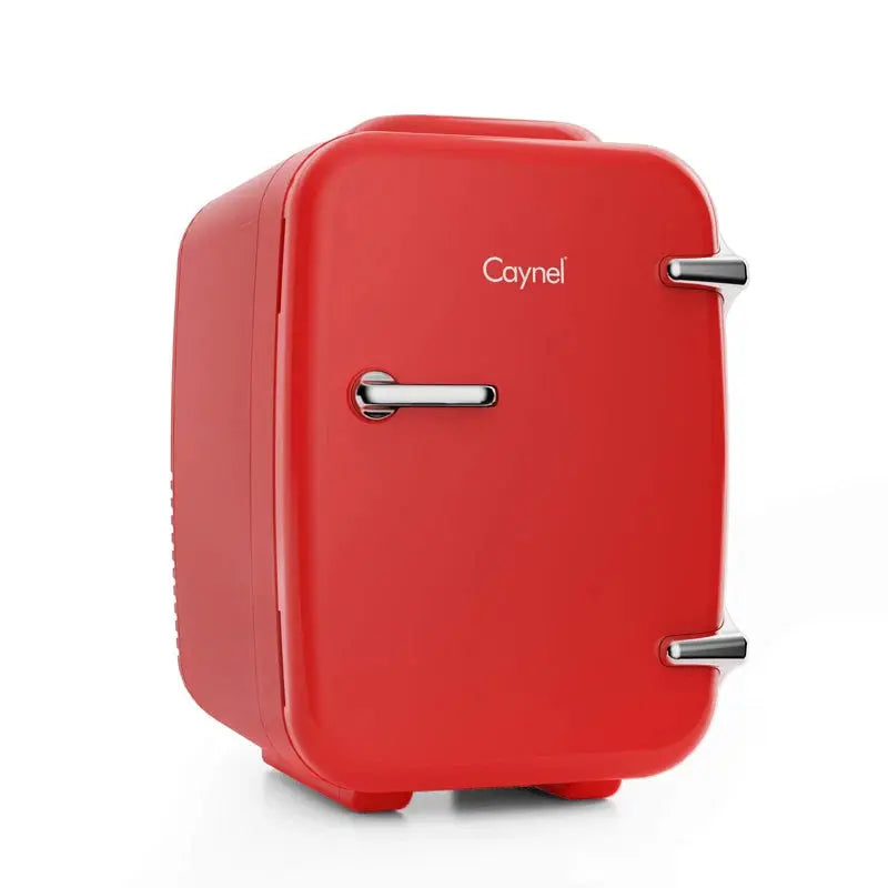 CAYNEL Outdoor Retro 0.15 Cubic Feet Portable Countertop Mini Fridge | Fridge.com