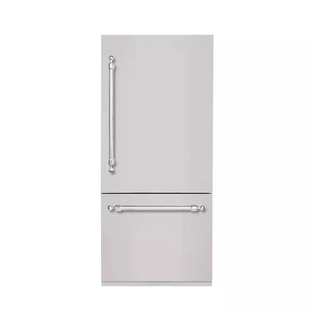 CLASSICO 36 In. Built-In BM36 RH-HINGE - PNL and HDL in STAINLESS STEEL with CHROME TRIM | Fridge.com