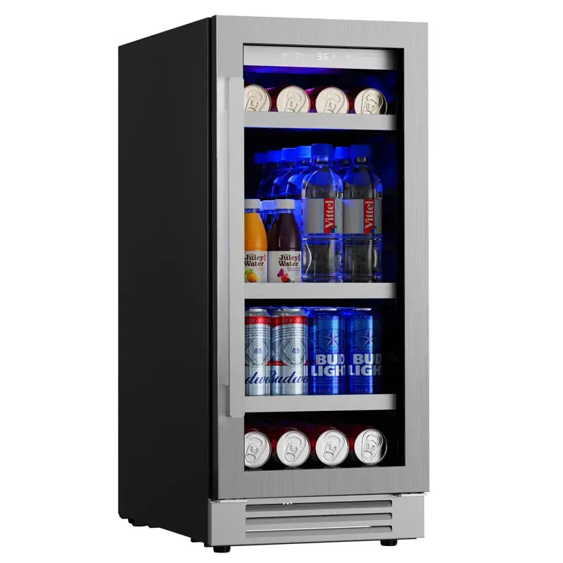 CLF 100 Cans (12 Oz.) 3 Cubic Feet Outdoor Rated Beverage Refrigerator with Wine Storage | Fridge.com