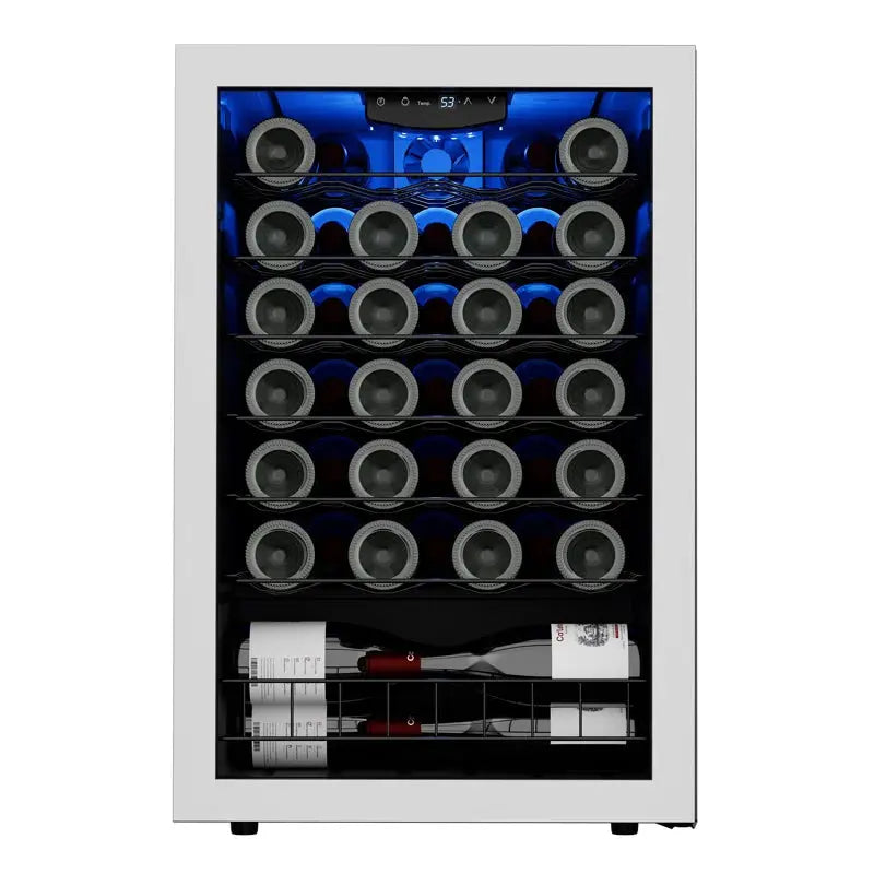 CLF 21.3'' 48 Bottle Single Zone Wine Refrigerator | Fridge.com