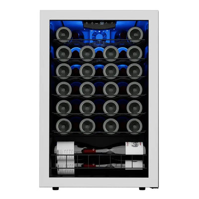 CLF 21.3'' 48 Bottle Single Zone Wine Refrigerator | Fridge.com