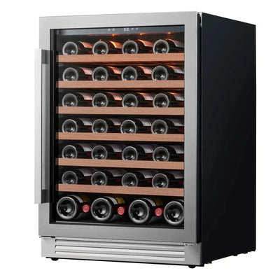 CLF 23.4'' 54 Bottle Single Zone Wine Refrigerator | Fridge.com