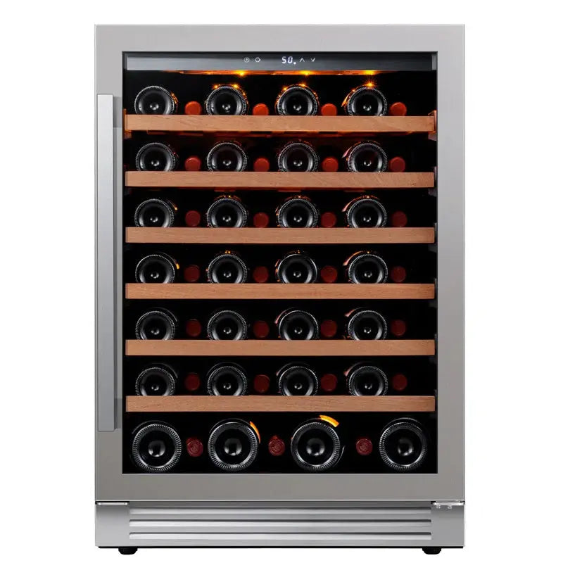 CLF 23.4'' 54 Bottle Single Zone Wine Refrigerator | Fridge.com