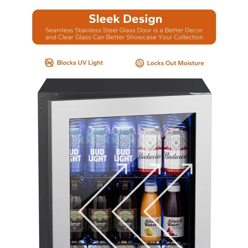 CLF (12 Oz.) 3.1 Cubic Feet Freestanding Beverage Refrigerator 121 Cans | Fridge.com