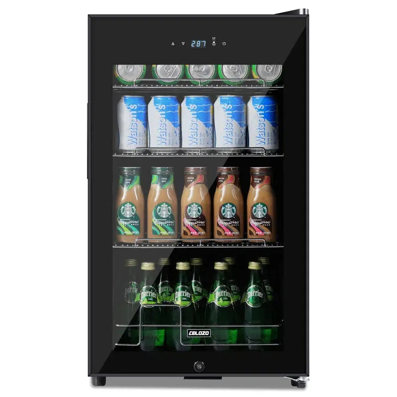 COLOZO 96 Cans (12 Oz.) 2.3 Cubic Feet Freestanding Beverage Refrigerator and with Glass Door | Fridge.com