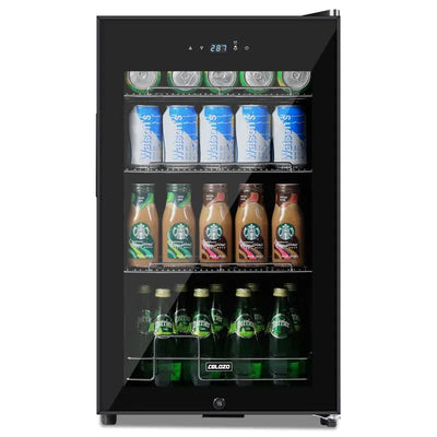 COLOZO 96 Cans (12 Oz.) 2.3 Cubic Feet Freestanding Beverage Refrigerator and with Glass Door | Fridge.com