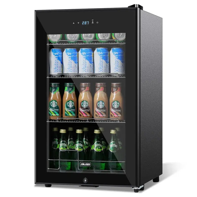 COLOZO 96 Cans (12 Oz.) 2.3 Cubic Feet Freestanding Beverage Refrigerator and with Glass Door | Fridge.com