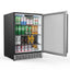 COTLIN 24" 5.4 Cu. Ft. Built-In Stainless Steel Beverage Fridge HX-160BR | Fridge.com