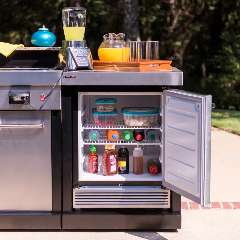 Charbroil Medallion Series 2.7 Cubic Feet Freestanding Mini Fridge Outdoor Kitchen Component | Fridge.com