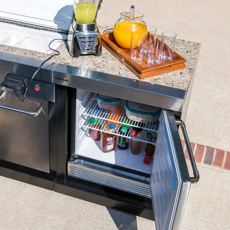 Charbroil Medallion Series 2.7 Cubic Feet Freestanding Mini Fridge Outdoor Kitchen Component | Fridge.com