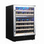 Cheri Bliss 23'' 46 Bottle Dual Zone Freestanding Wine Refrigerator | Fridge.com