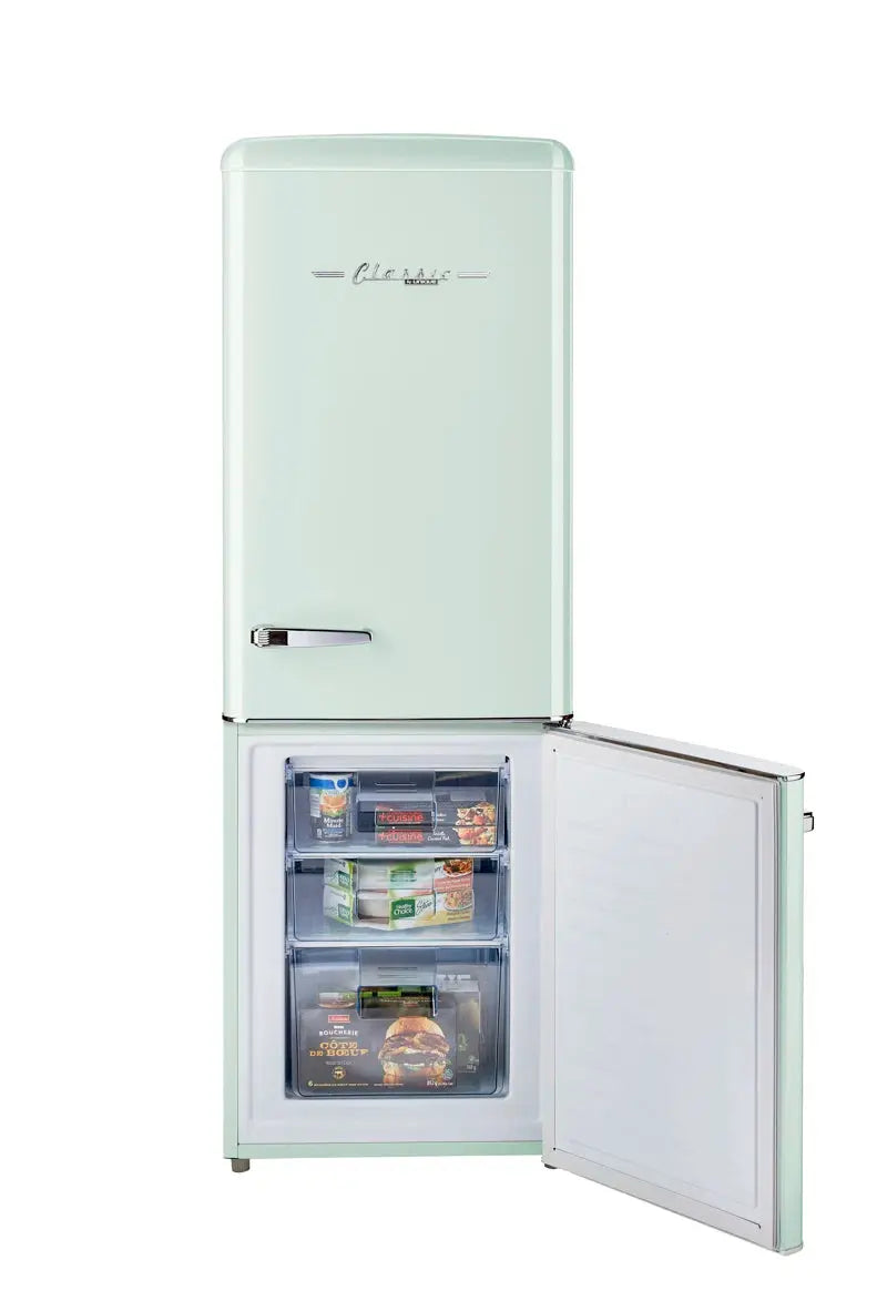 Classic Retro 21.6" Manual Defrost 7 Cu. Ft. Energy Star Certified Bottom Freezer Refrigerator | Fridge.com