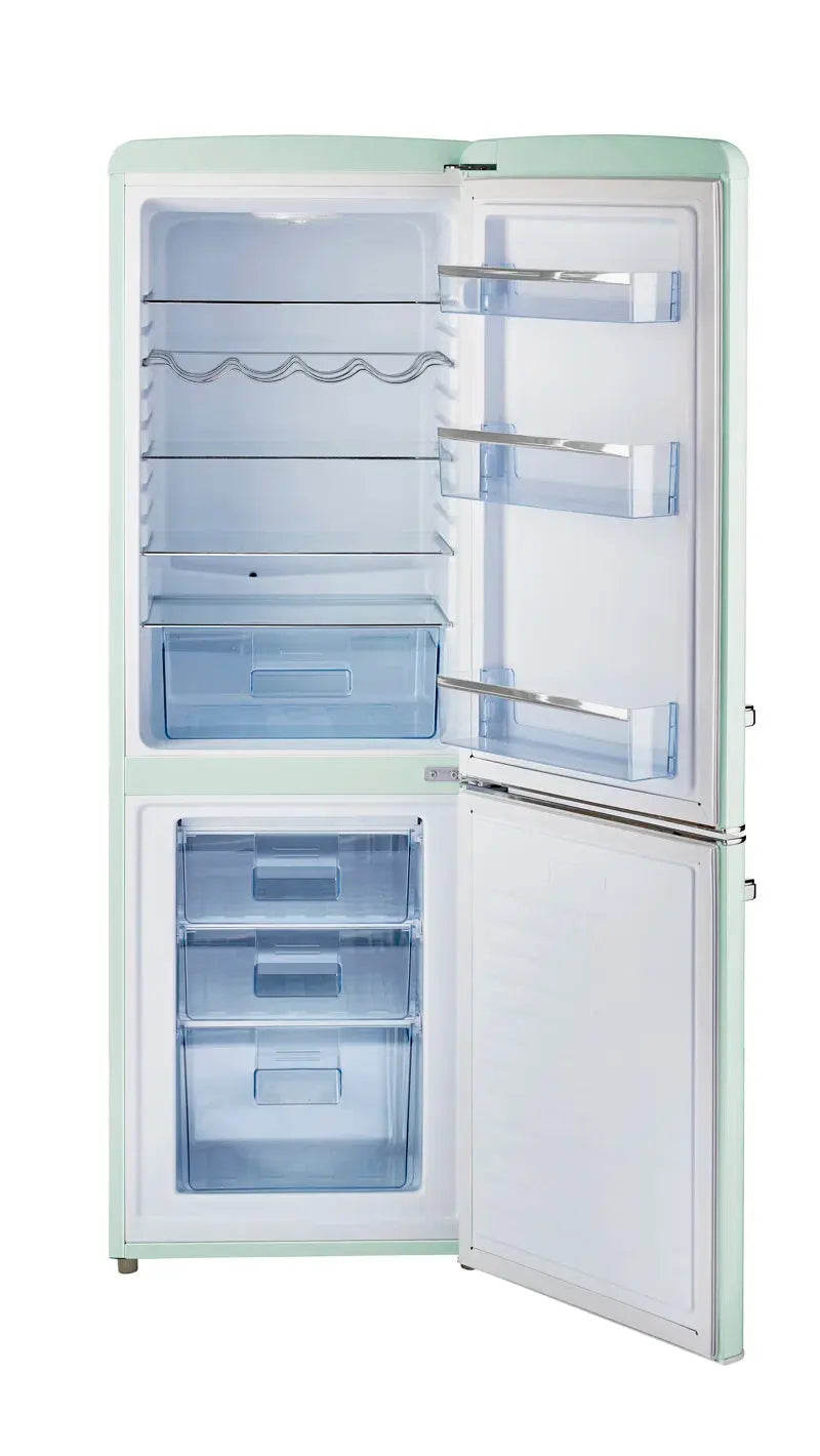 Classic Retro 21.6" Manual Defrost 7 Cu. Ft. Energy Star Certified Bottom Freezer Refrigerator | Fridge.com