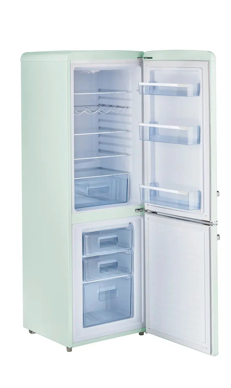 Classic Retro 21.6" Manual Defrost 7 Cu. Ft. Energy Star Certified Bottom Freezer Refrigerator | Fridge.com