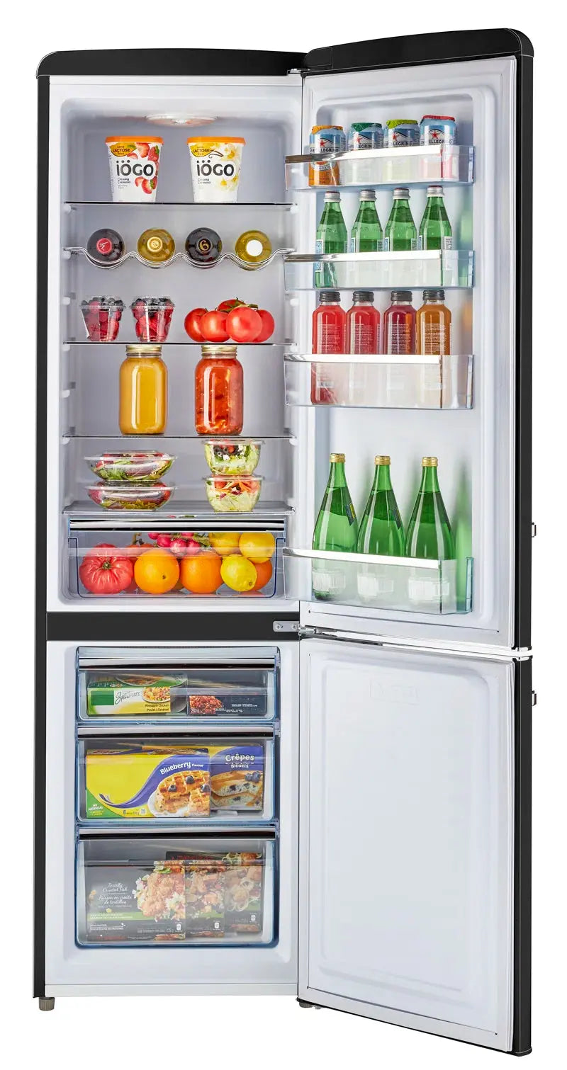 Classic Retro 21.6" Manual Defrost 8.7 Cu. Ft. ENERGY STAR Certified Bottom Freezer Refrigerator | Fridge.com