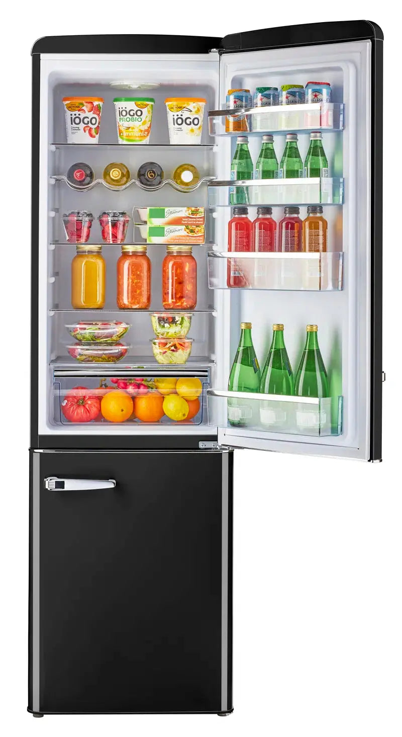 Classic Retro 21.6" Manual Defrost 8.7 Cu. Ft. ENERGY STAR Certified Bottom Freezer Refrigerator | Fridge.com